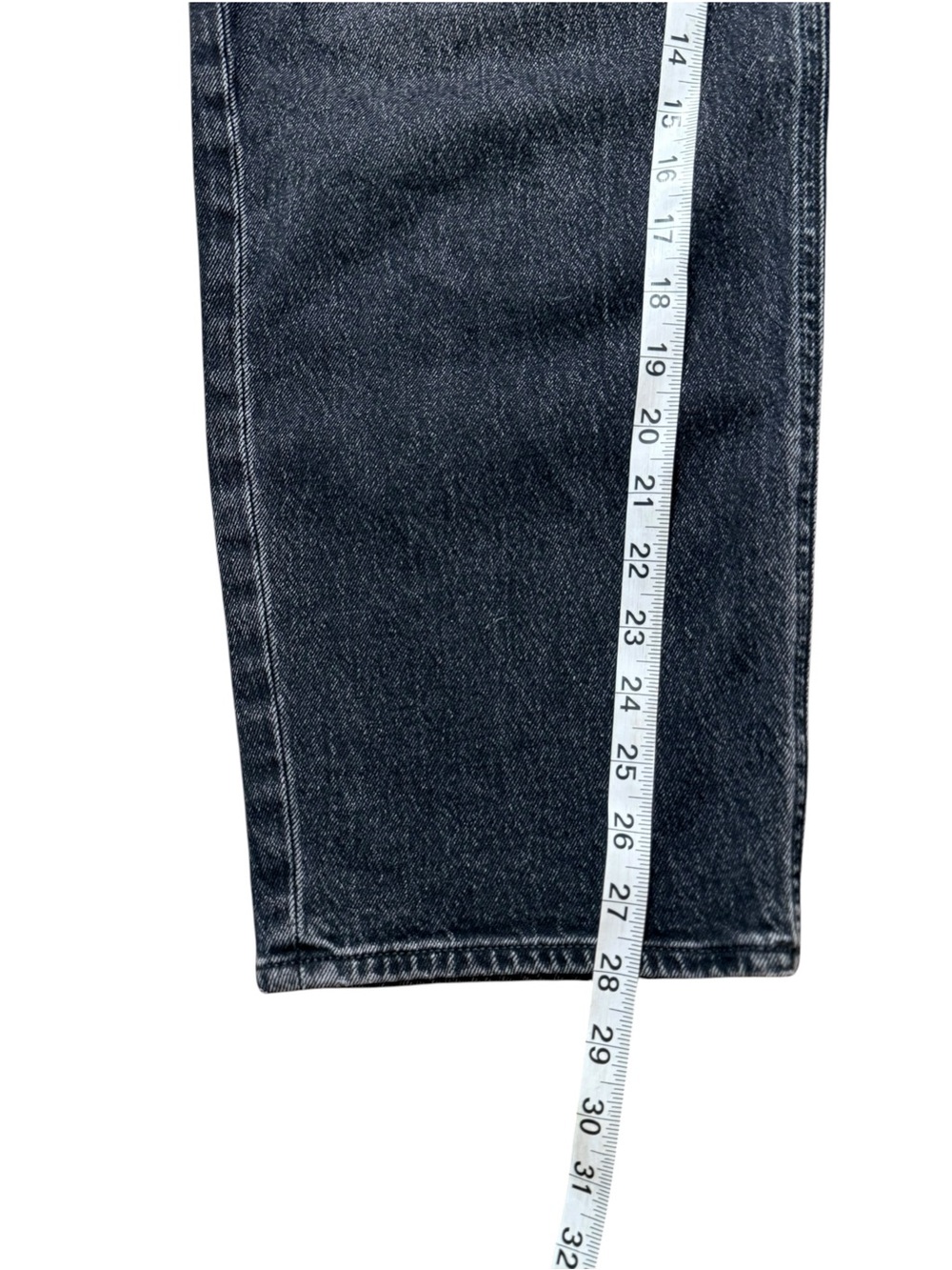 Old Navy Mid Rise Boyfriend Loose Jeans Washed Black Gray Women’s 8 - Picture 6 of 9